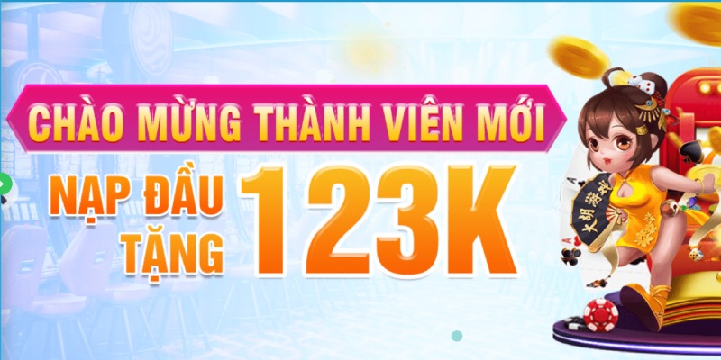 Bỏ túi 123k từ khuyến mãi tặng tiền thành viên mới 123Win