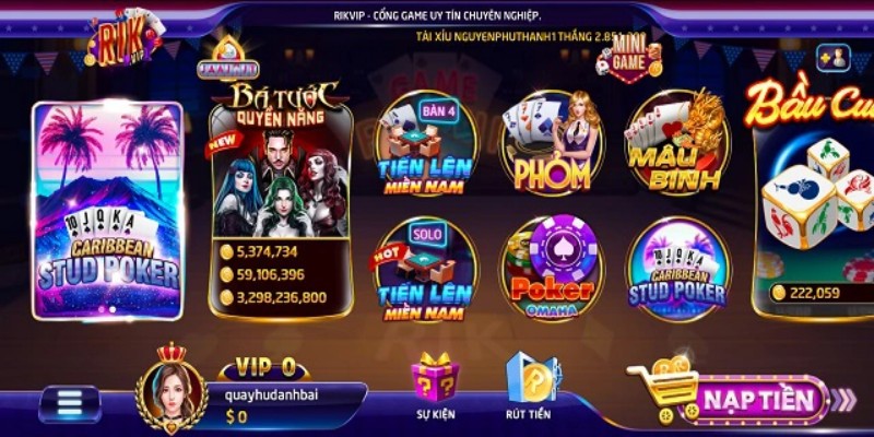 Sau bao năm đẳng cấp của casino RIKVIP vẫn giữ vững phong độ