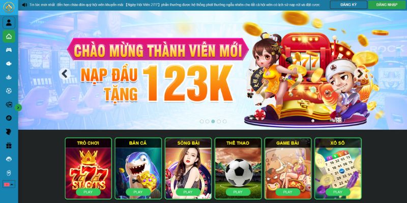 Sòng Bài Trực Tuyến 123win đa dạng khuyến mãi