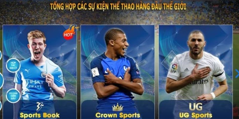 Một vài sảnh thể thao 123Win nổi tiếng 