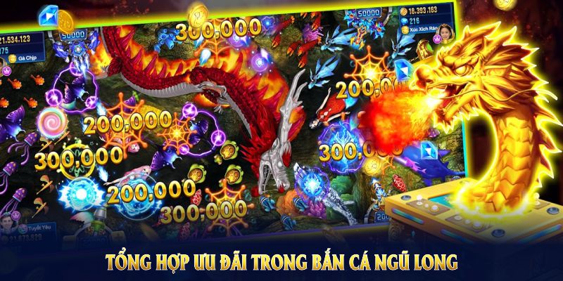 Tổng hợp ưu đãi trong bắn cá ngũ long dành cho thành viên U888